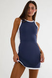 Beach Riot Zephyra Dress Ultramarine Matte