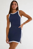 Beach Riot Zephyra Dress Ultramarine Matte