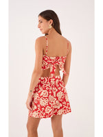 Dress To Scarf Style Top In Summer Print