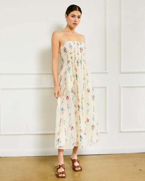 Line & Dot Fiori Maxi Dress