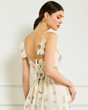 Line & Dot Fiori Maxi Dress