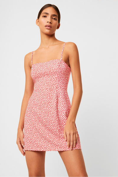 French Connection Elao Printed Whisper Sweetheart Dress