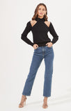 ASTR The Label Hilary Cold Shoulder Sweater