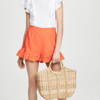 Lost + Wander Papaya Ruffle Short